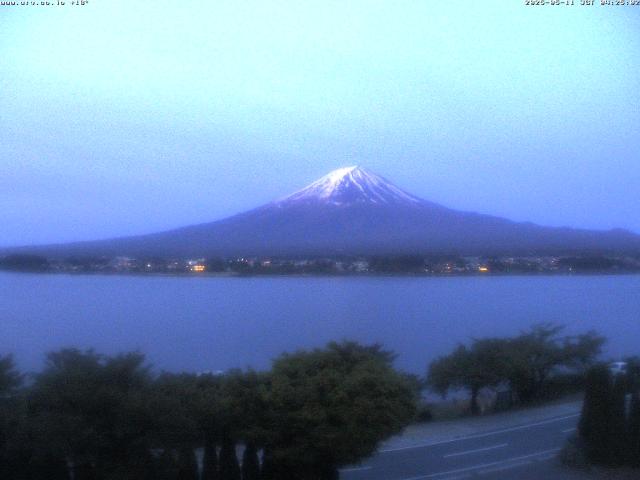 河口湖からの富士山