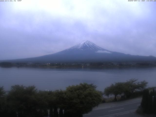 河口湖からの富士山