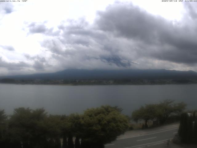 河口湖からの富士山