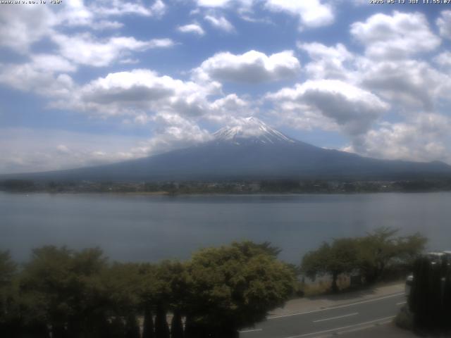 河口湖からの富士山