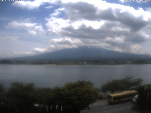 河口湖からの富士山