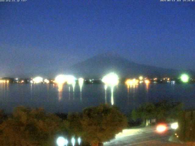 河口湖からの富士山