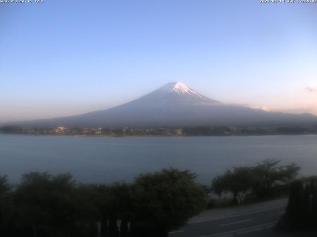 河口湖からの富士山