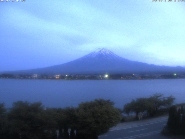 河口湖からの富士山