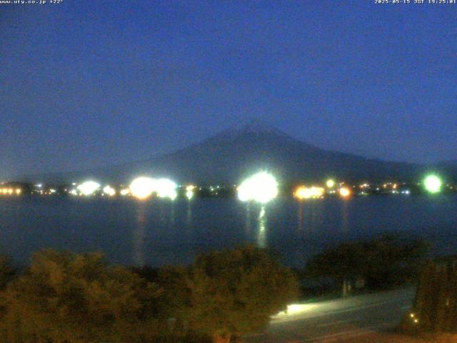 河口湖からの富士山