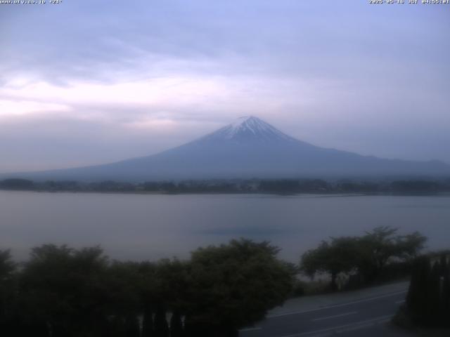 河口湖からの富士山