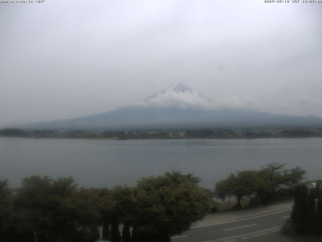 河口湖からの富士山
