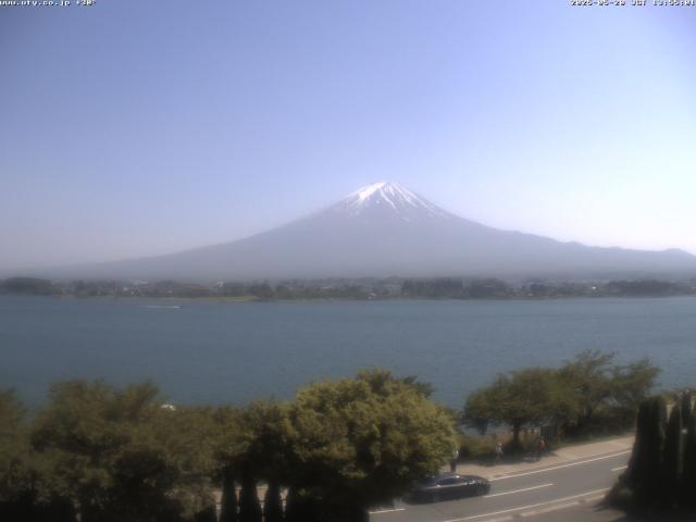 河口湖からの富士山