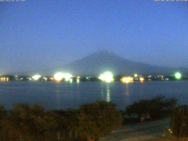 河口湖からの富士山