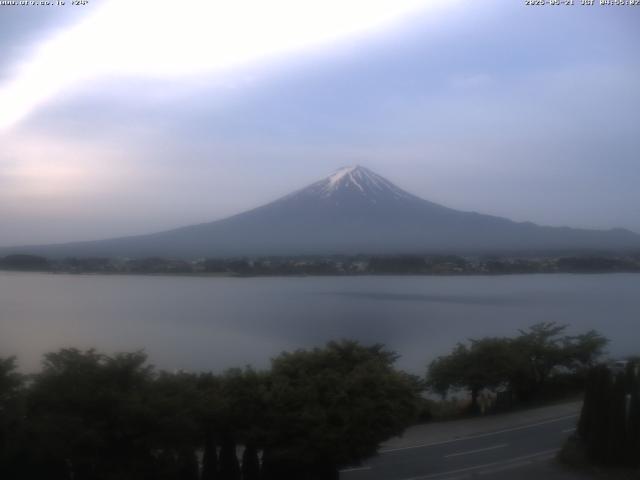 河口湖からの富士山
