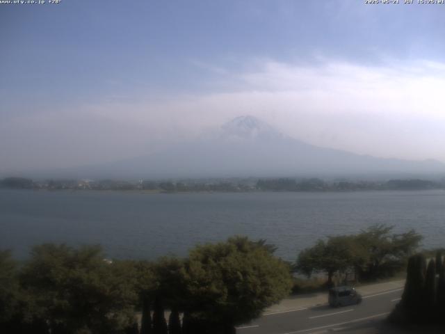 河口湖からの富士山
