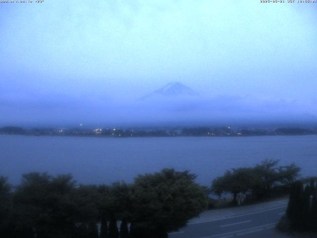 河口湖からの富士山
