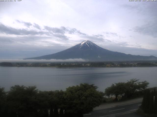 河口湖からの富士山
