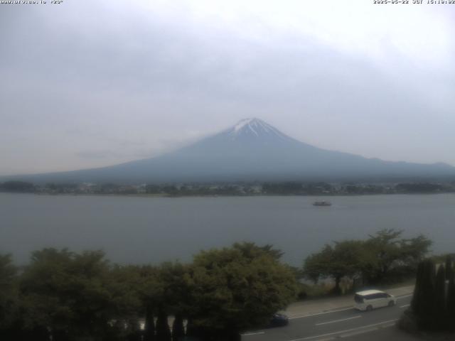 河口湖からの富士山