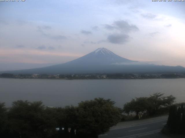 河口湖からの富士山