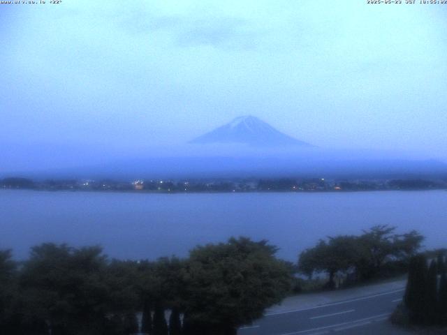 河口湖からの富士山