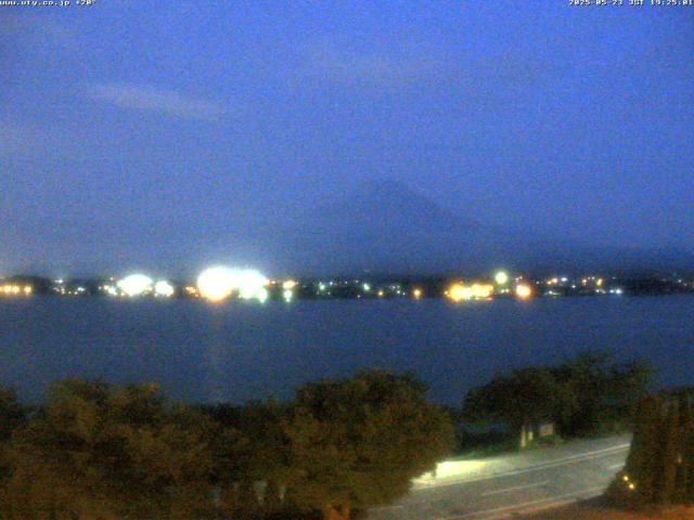 河口湖からの富士山