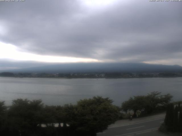 河口湖からの富士山