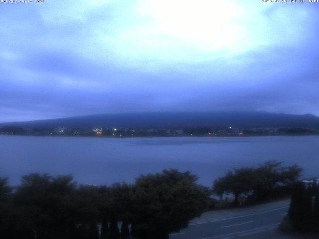 河口湖からの富士山