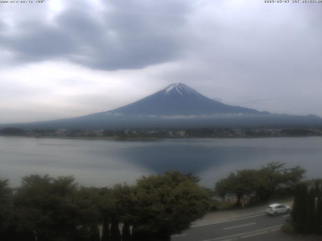 河口湖からの富士山