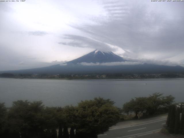 河口湖からの富士山