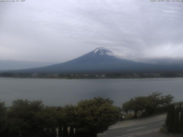 河口湖からの富士山