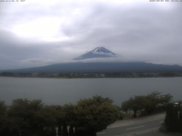 河口湖からの富士山