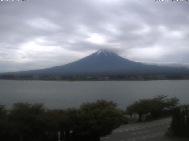 河口湖からの富士山