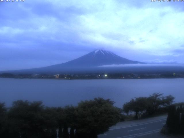 河口湖からの富士山