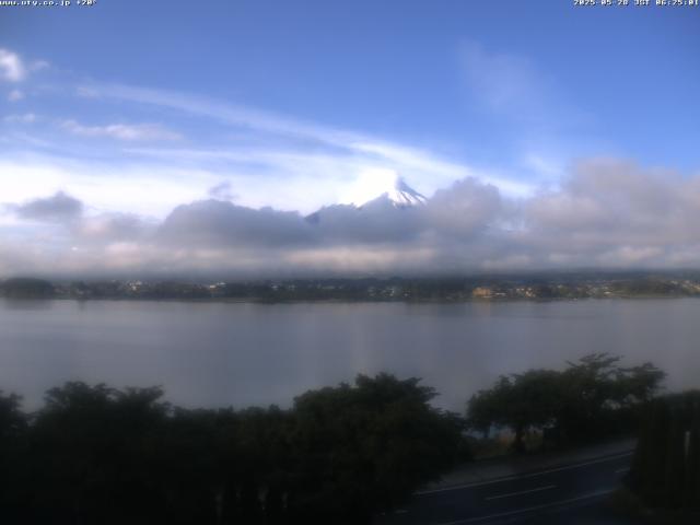 河口湖からの富士山