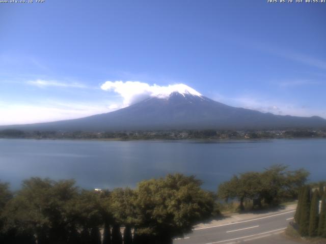 河口湖からの富士山