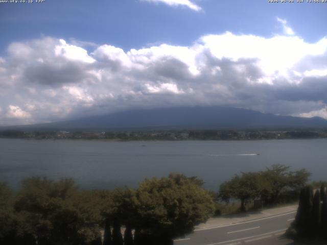 河口湖からの富士山