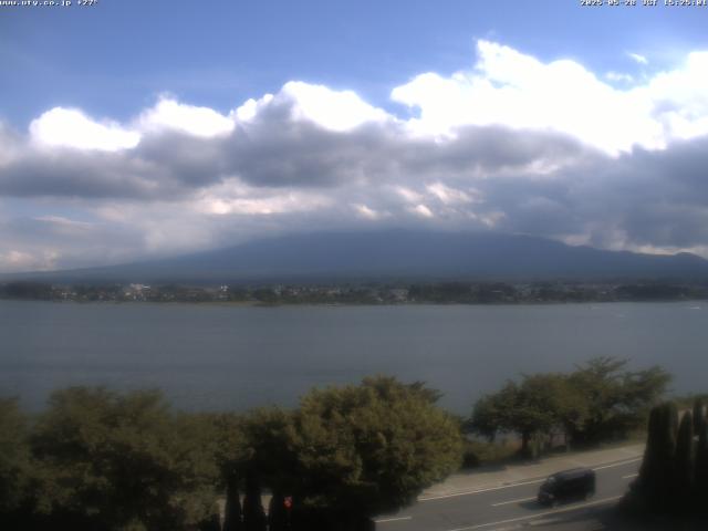 河口湖からの富士山