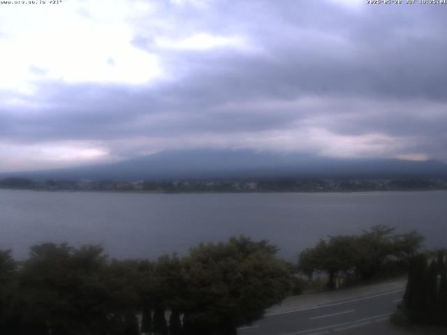 河口湖からの富士山