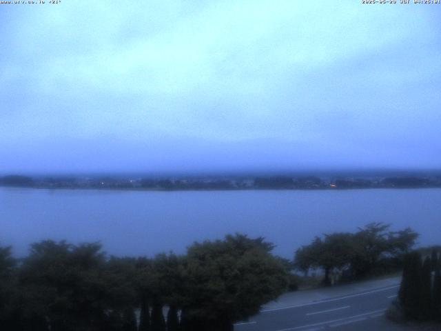河口湖からの富士山
