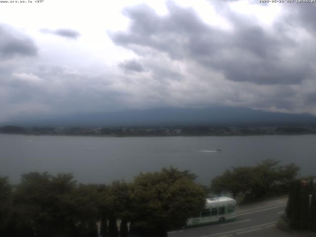 河口湖からの富士山