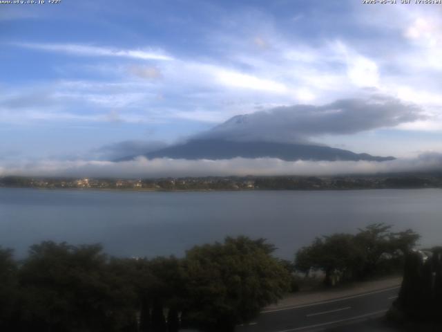河口湖からの富士山