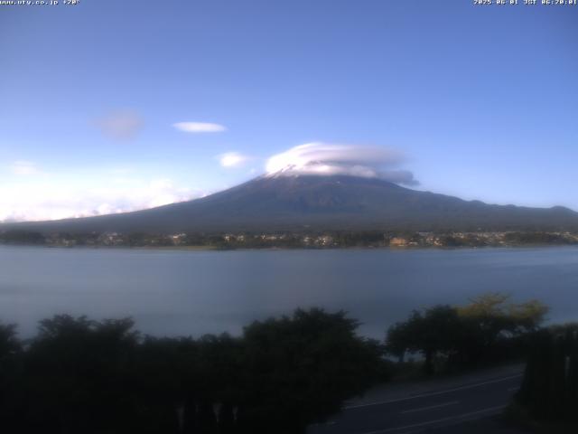 河口湖からの富士山