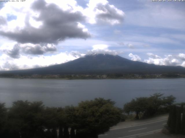 河口湖からの富士山
