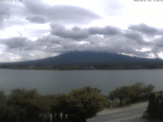 河口湖からの富士山