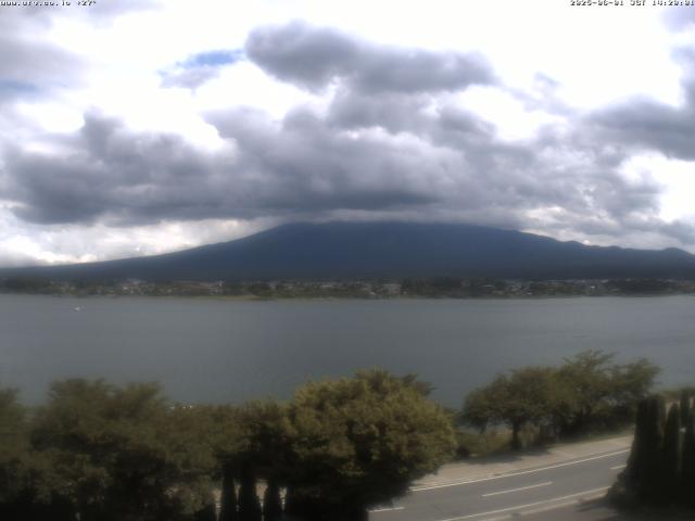 河口湖からの富士山