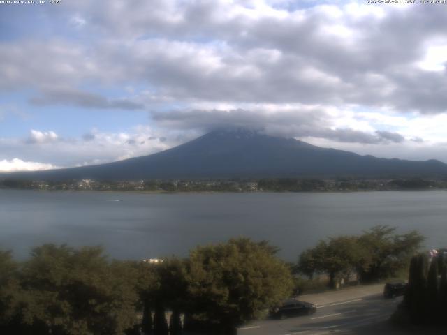河口湖からの富士山
