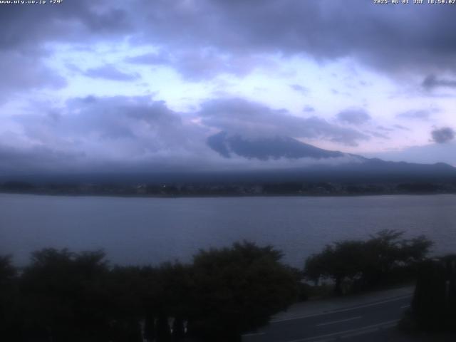 河口湖からの富士山