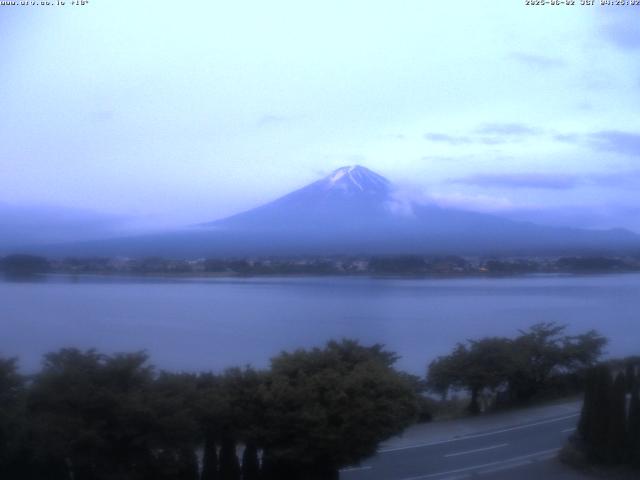 河口湖からの富士山