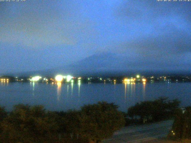 河口湖からの富士山