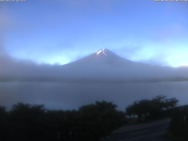 河口湖からの富士山