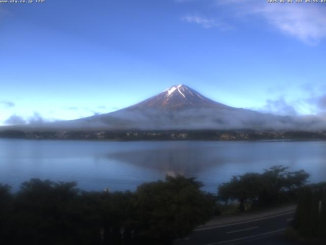 河口湖からの富士山