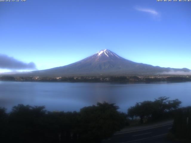 河口湖からの富士山