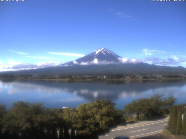 河口湖からの富士山