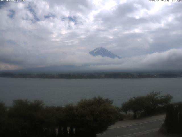 河口湖からの富士山